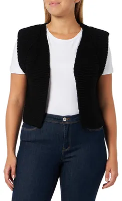 Productafbeelding van Alleen Damen Onlloui vest, zwart, maat M