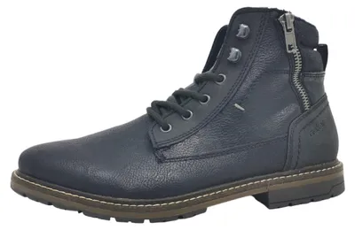 Produktbild von RIEKER Herren Biker Boots schwarz Kunstleder - Größe: 43