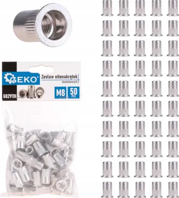 Produktbild von M8 Aluminium-Nietmuttern-Set 50 Stk.