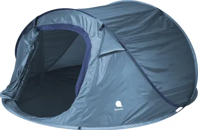 Produktbild von XXL stan s baldachýnom pre 3 osoby - 240 x 210 x 105 cm - Farba: modrá