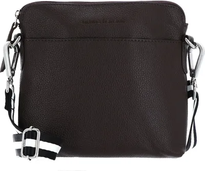 Produktbild von bruno banani Leder Schultertasche Umhängetasche Crossbody Bag Brown dunkelbraun