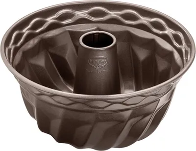 Immagine prodotto di Dr. Oetker Gugelhupf Ø 22 cm, teglia rotonda della serie Baking Edition in acciaio, teglia a colletto con rivestimento antiaderente (colore: marrone)