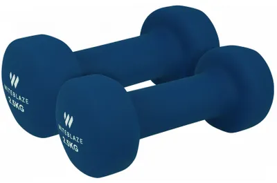 Produktbild von V3TEC Neoprenhanteln 2x 2.5 kg blau 2X2.5