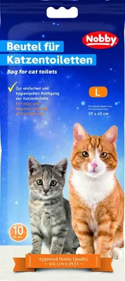 Produktbild von NOBBY  Beutel für Katzentoiletten, 59 x 45 cm, L