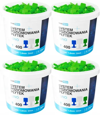 Produktbild von TEVOTECH Fliesen Nivelliersystem Clips 2,0mm Fuge 1600 Stück