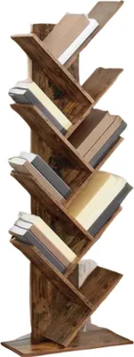 Produktbild von 9-stufiges Bücherregal in Baumform – Standregal – 50 x 25 x 141,5 cm