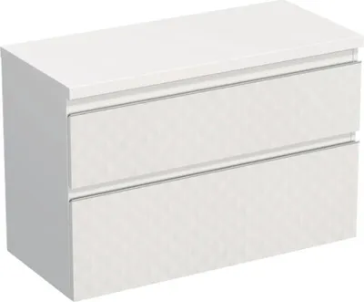 Obrázok produktu pre Skrinka pod umývadlo Jungborn TRENTA biela matná 96,7 x 64,6 x 44,5 cm