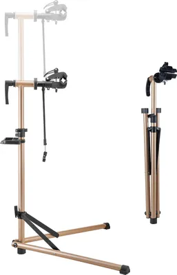 Obrázek produktu pro VEVOR stojan na opravu jízdních kol montážní stojan na jízdní kola 39,9 kg s nastavitelnou výškou 105-152 cm a magnetickým zásobníkem na nářadí, skládací stojan na údržbu horských kol silničních kol