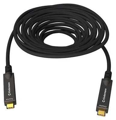 Obrázok produktu pre Kindermann USB 3.2Gen2 AOC kábel USB-C/C - kábel - digitálny/dátový