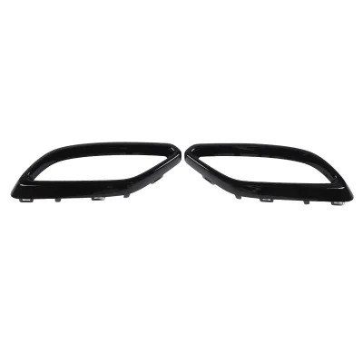 Zdjęcie produktu dla 1 para listew wydechowych 1184920200 Lewy prawy zamiennik dla Benz CLA-Class C118 AMG-Line 2020 do 2024 Jasny czarny, pakiet nocny