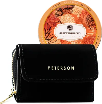 Obrázek produktu pro Peterson dámská peněženka RFID černá  malá 9x6,5 cm