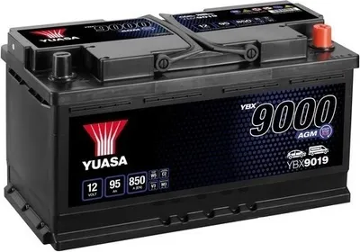 Produktbild von YUASA YBX9000 Starterbatterie 12V 95Ah 850A/EN L5 für Auto LKW Batterie
