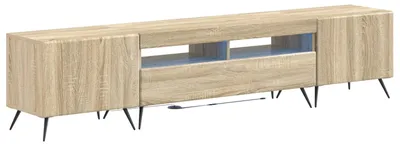 Obrázok produktu pre Komoda pod LED televízor, 5-dielna, Imitácia dreva Sonoma, materiál: drevotrieska
