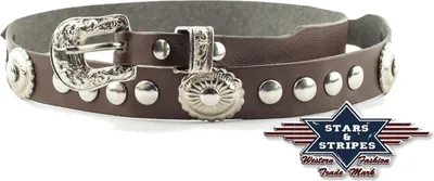 Produktbild von Hutband Western Biker Cowboy »HB-32« Braun