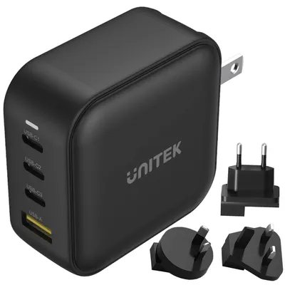 Immagine prodotto di Gan Pd 100W 3X Usb-C + Qc 3.0 Caricabatterie Da Viaggio