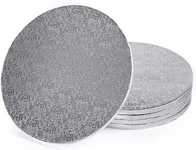 Produktbild von Famanu Cake Drum 12 mm - Ø 20 cm - Silber - 5 Stück