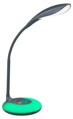 Image de Lampe de bureau LED - Plastique noir, LED RGB, 3,5 watts