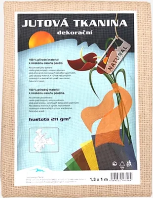 Immagine prodotto di Tessuto decorativo in juta naturale 1,3x1m