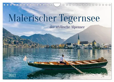 Produktbild von Malerischer Tegernsee (Wandkalender 2027 DIN A4 quer), CALVENDO Monatskalender