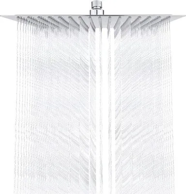 Produktbild von Famanu Regenduschekopf 30 cm - Edelstahl, chromfarbene Oberfläche