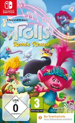Produktbild von Trolls Remix Rescue (Code in Box - Nintendo Switch)