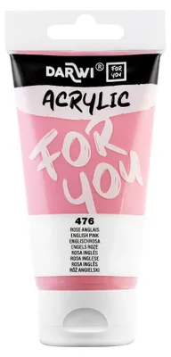 Produktbild von Acrylfarbe DARWI Acryl 75 ml - Englischrosa