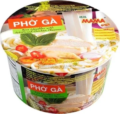 Obrázok produktu pre MAMA Ryžové rezance Pho Ga Cup 65g