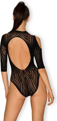 Image de Body transparent à épaules froides - Zebradruck