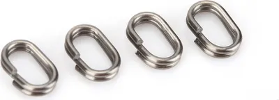 Produktbild von 100 Angelsplitringe, Edelstahl, oval, 5x8 mm, für Kunstköder & Hakenverbindung