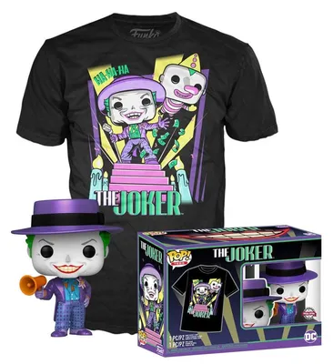 Produktbild von Funko POP! Batman - The Joker + T-Shirt - S