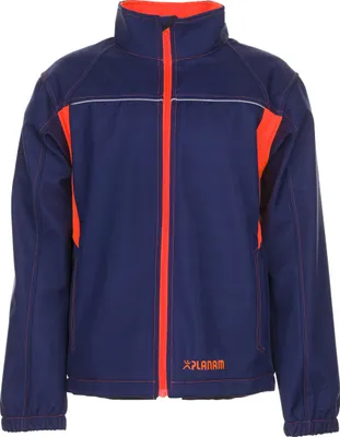 Produktbild von Größe L Unisex Planam Basalt Neon Softshelljacke marine orange Modell 6291