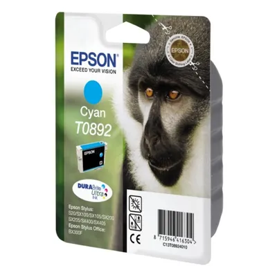 Produktbild von Tintenpatrone Epson T08924010 cyan Packung mit 10 Stück