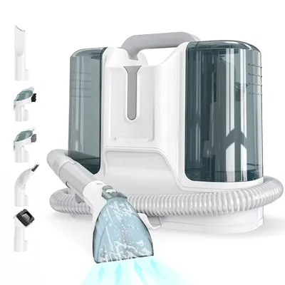 Produktbild von Waschsauger Teppichreiniger Polsterreiniger Gerät, Gerät für Teppiche, Treppen, Polster, Sofa, Auto, Tiere, Flecken,  450w, 11000Pa,1.8L