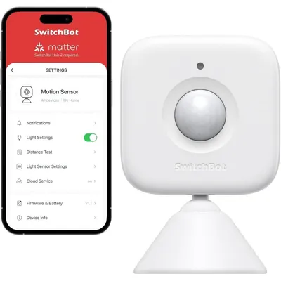 Imagen del producto de Sensor de movimiento - Detector de movimiento con alarma - Inalámbrico - 9 m de alcance
