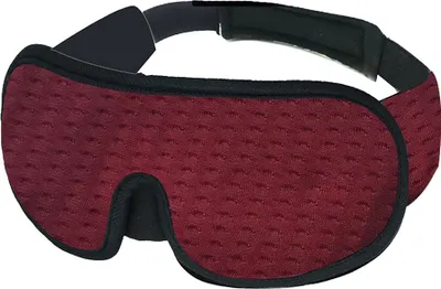Produktbild von Schlafmaske für Seitenschläfer, ,   Augenmaske Schlafmasken, Verdunkelung Schlafbrille mit Gummiband, Wertvolles GeschenkeRot