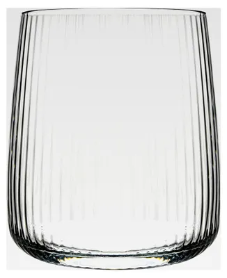 Produktbild von Set von 6 geriffelten Gläsern, Trinkgläser 320 ml, spülmaschinenfeste Wassergläser