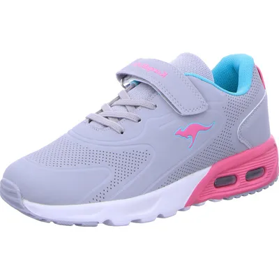 Image de KangaRoos KX-Giga EV chaussures de sport enfants baskets velcro gris loisirs, taille:32 EU