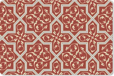Produktbild von MuchoWow® Mauspad Mousepad Muster - Rot - Sterne 27x18 cm - Mousepads - Maus Mat - Pad - Mausunterlage - Büroartikel - Desk Matten