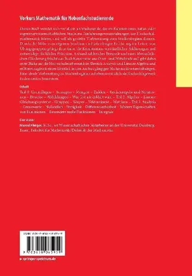 Produktbild von Vorkurs Mathematik für Nebenfachstudierende