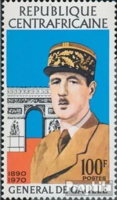 Produktbild von Briefmarken Zentralafrikanische Republik 1971 Mi 241 (kompl.Ausg.) postfrisch Charles de Gaulle