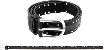 Produktbild von Gürtel Nieten+Glitzer schwarz 65 cm - bb-Klostermann 22199 - Kindergürtel -