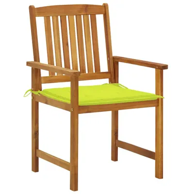 Produktbild von VidaXL 3061190, Terrasse, Gepolsterter Sitz, Akazienholz, Polyester, 610 mm, 570 mm