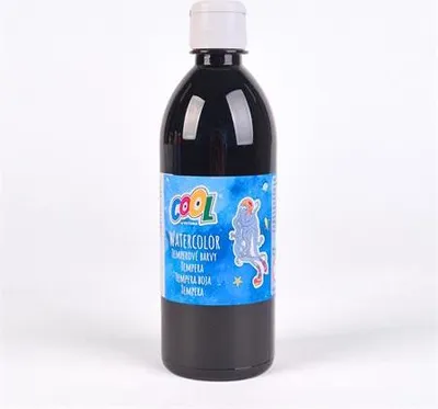 Obrázek produktu pro Temperová barva, černá, 500 ml, COOL BY VICTORIA