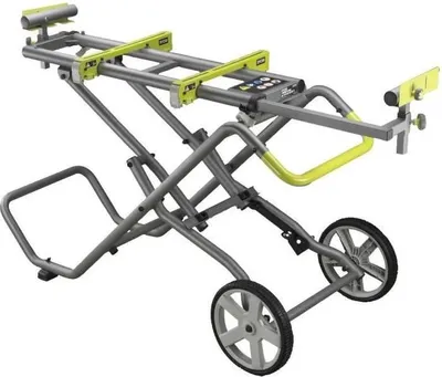 Image de Support à Roulettes Universel Ryobi, Pliable, Extension 2790 mm, Capacité 27 kg, Ajustable