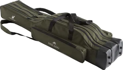 Immagine prodotto di Astuccio per canne Mikado 3 scomparti 150cm irrigidito verde