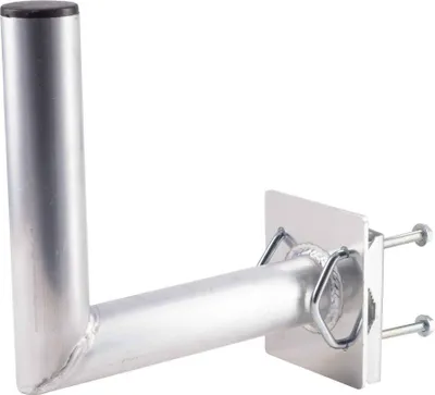 Produktbild von Wandhalter mit Zahschelle 25cm Alu