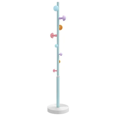 Obrázok produktu pre vidaXL Vešiak na kabáty Blue 172 cm Práškovo lakované železo