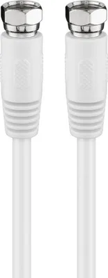 Produktbild von Goobay SAT Antennenkabel (80 dB), 2x geschirmt, F-Stecker > F-Stecker (vollständig geschirmt)