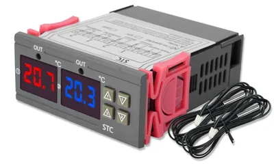 Obrázek produktu pro STC-3008, digitální regulátor teploty, napájení 110V-220V