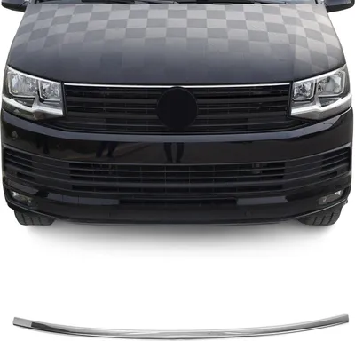 Image de Moulure de capot avant pour VW T6 Transporter tout 2015-2019 acier inox chromé